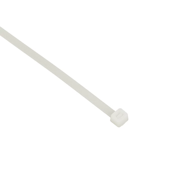 Стяжка кабельная EKF Basic 250х4,8 мм нейлоновая белая (100 шт.) (plc-c-4.8x250)