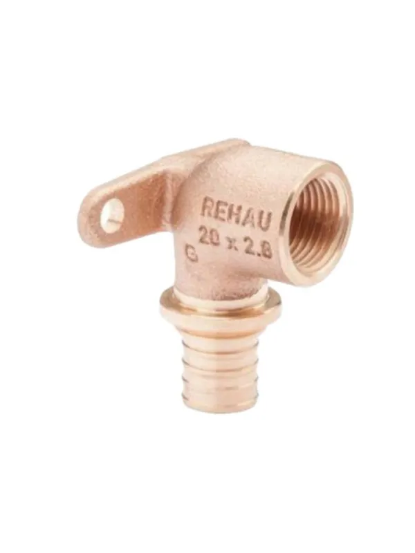 Угольник REHAU настенный с внутренней резьбой 20-Rp 3/4 RX+