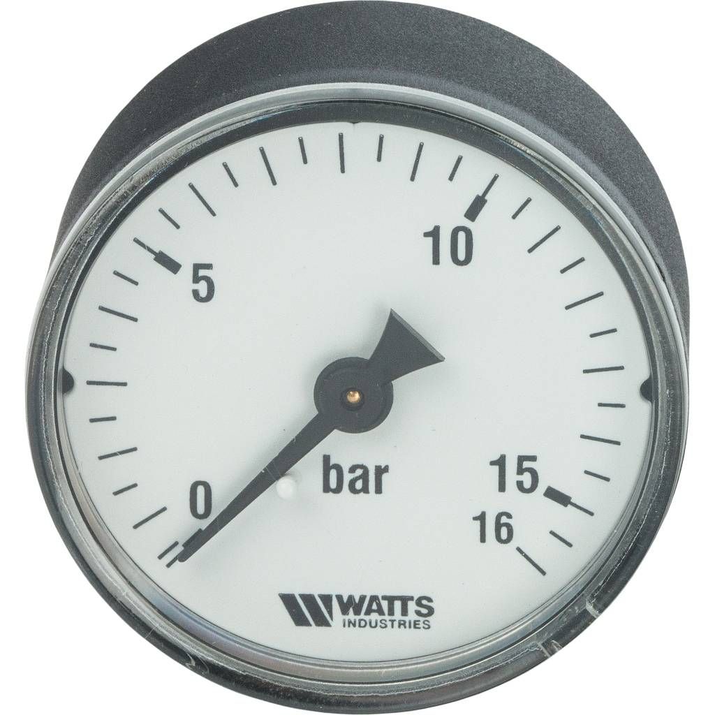 Манометр аксиальный F R100 50 мм 1/4" 16 бар WATTS