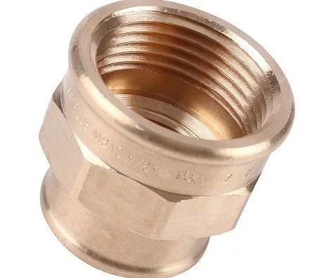 Муфта переходная Viega ВВ, 1/2"-3/4", бронза RX 268862 виега