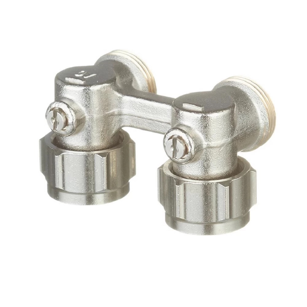 Узел нижнего подключения угловой Oventrop Multiflex F ZB 3/4 EK х 3/4 EK для радиатора (1015814)
