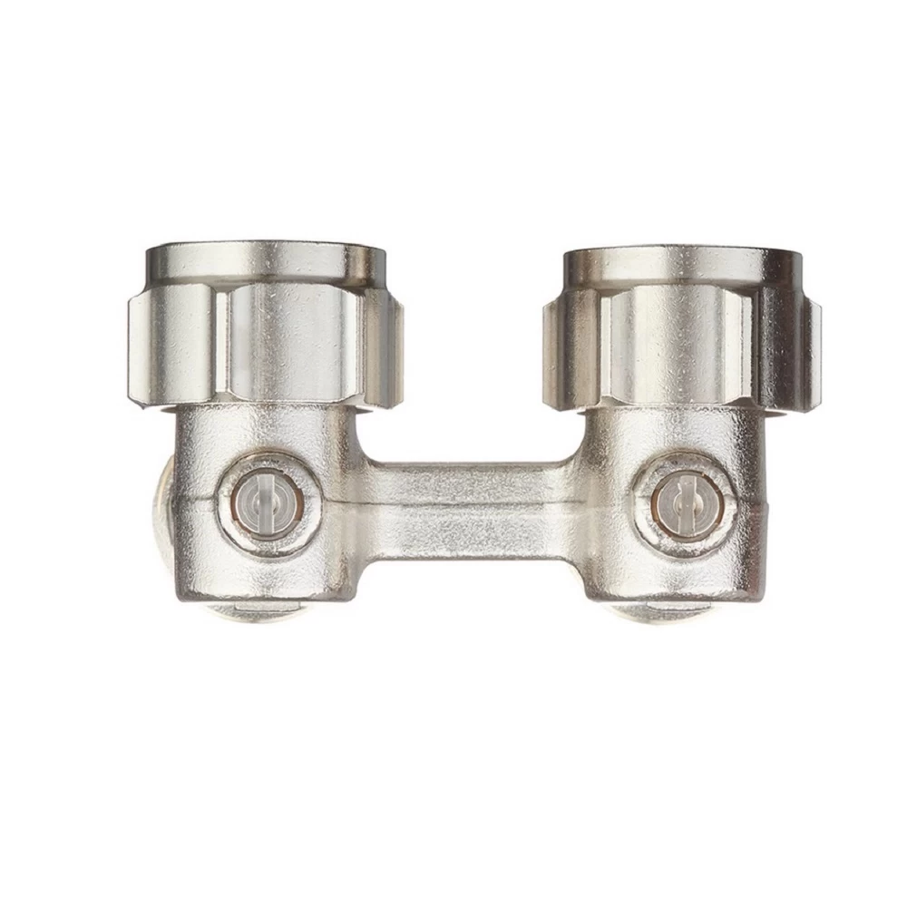 Узел нижнего подключения угловой Oventrop Multiflex F ZB 3/4 EK х 3/4 EK для радиатора (1015814)