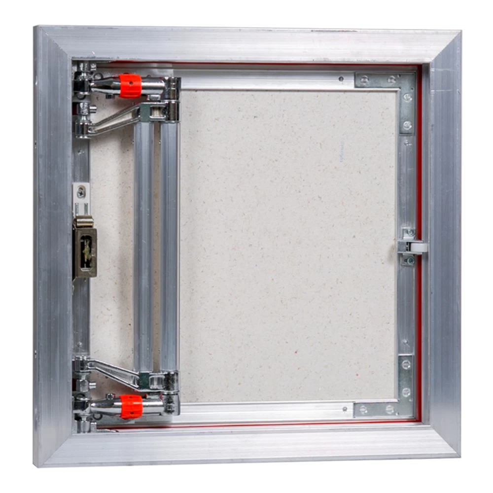 Люк ревизионный под плитку Практика EuroFormat-R алюминиевый 400х400 мм скрытый нажимной