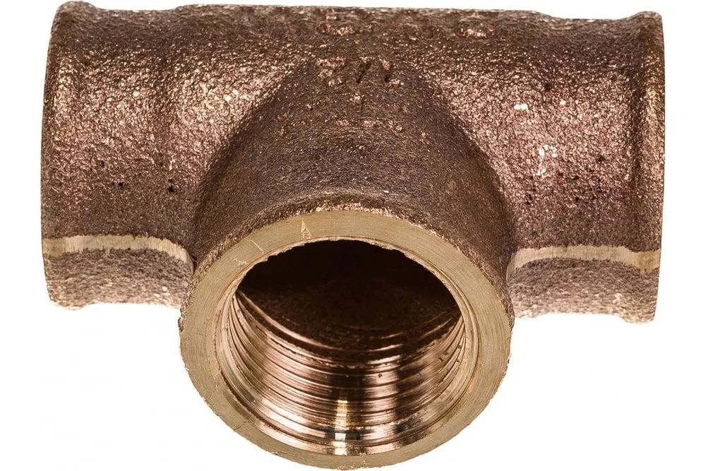 Тройник Viega, ВВВ, 1/2", бронза, равнопроходной RX 264222