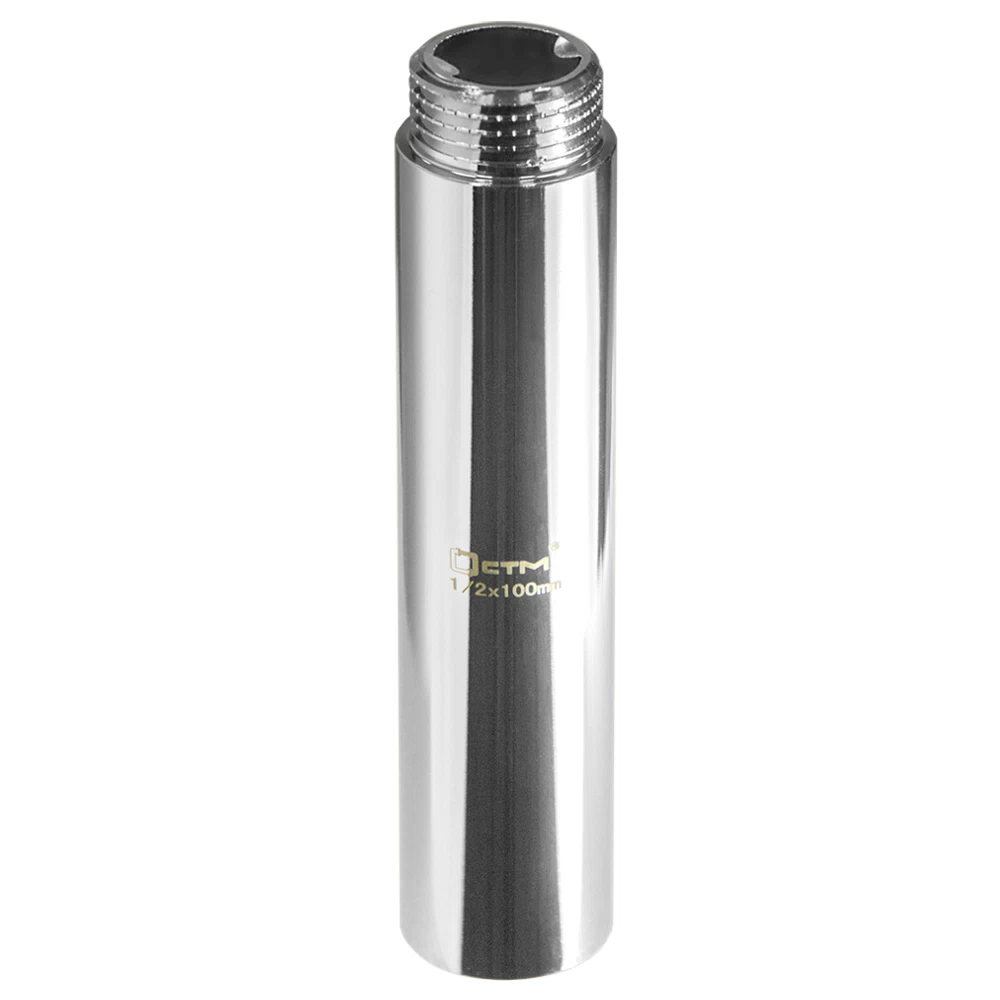 Удлинитель CTM 100 мм х 1/2 ВР(г) х 1/2 НР(ш) латунный (CREMF100)