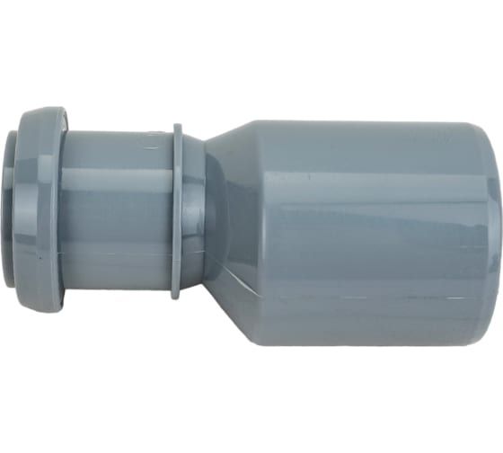 Переход PP-H эксцентрический серый Дн 50х32 б/нап в/к VALFEX 25050032
