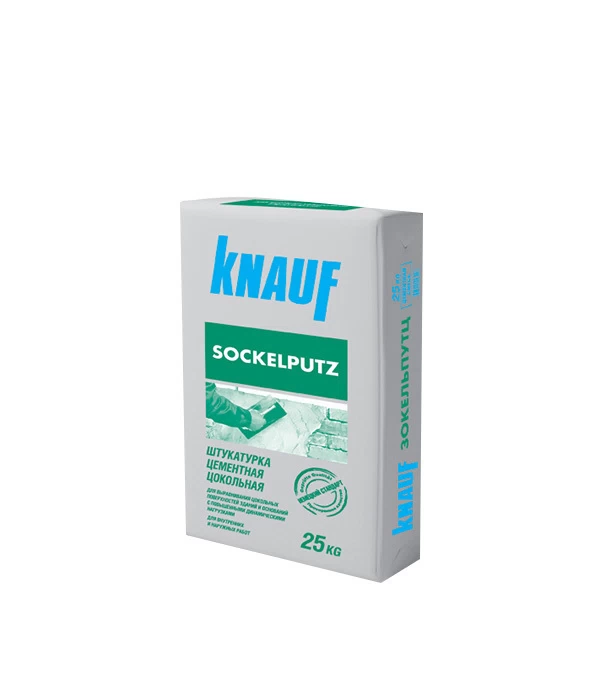 Штукатурка цементная Knauf Зокельпутц цокольная 25 кг
