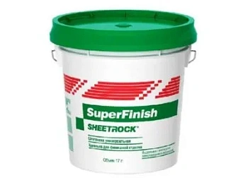 Шпатлевка DANOGIPS USG SuperFinish финишная, готовая, полимерная, пастообразная 5,6 кг/3л, для гипсокартона и внутренних работ
