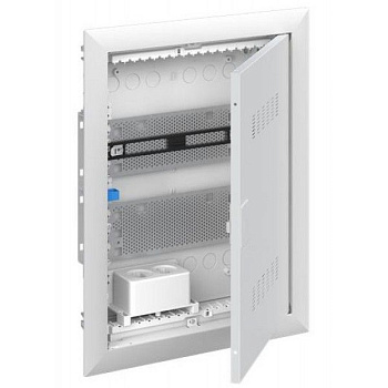 ABB UK620MV Шкаф мультимедийный с дверью с вентиляционными отверстиями и DIN-рейкой (2 ряда) 2CPX031390R9999