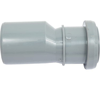 Переход PP-H эксцентрический серый Дн 50х40 б/нап в/к VALFEX 25050040