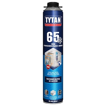 Пена монтажная профессиональная Tytan 65 зимняя 750 мл