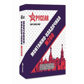 Русеан М200 Монтажно-Кладочная смесь (40кг)