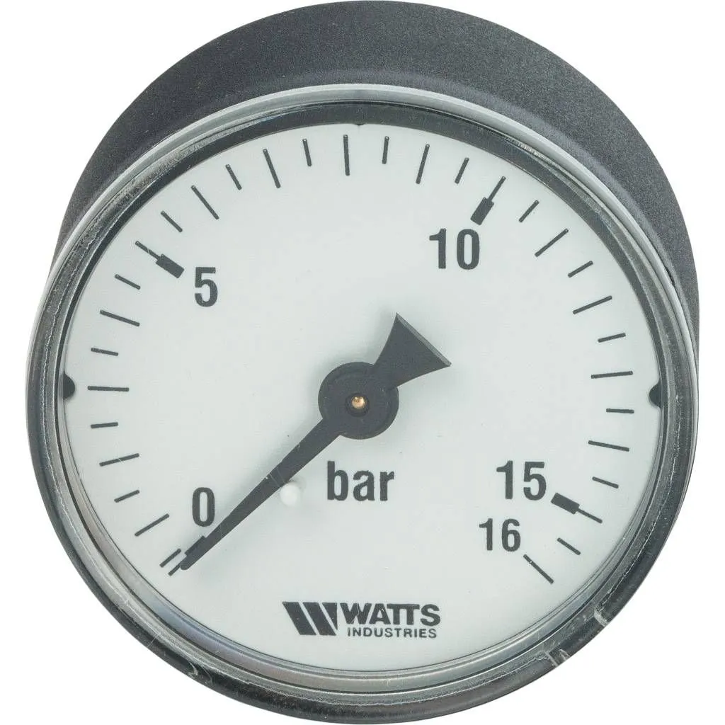 Манометр аксиальный F R100 50 мм 1/4" 16 бар WATTS