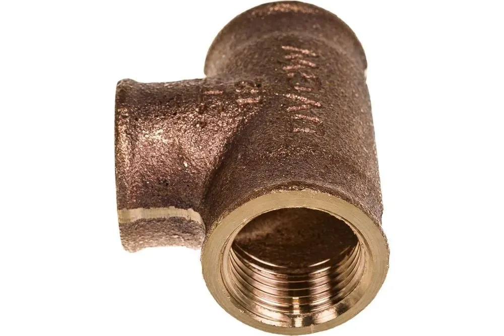 Тройник Viega, ВВВ, 1/2", бронза, равнопроходной RX 264222