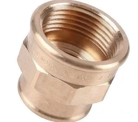 Муфта переходная Viega ВВ, 1/2"-3/4", бронза RX 268862 виега