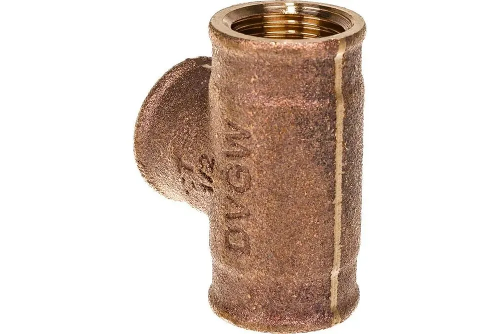Тройник Viega, ВВВ, 1/2", бронза, равнопроходной RX 264222