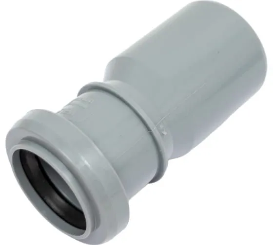 Переход PP-H эксцентрический серый Дн 50х40 б/нап в/к VALFEX 25050040