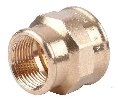 Муфта переходная Viega ВВ, 1/2"-3/4", бронза RX 268862 виега
